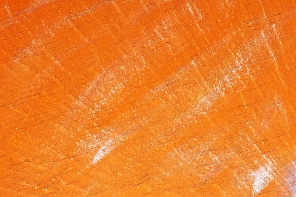 Parede de concreto pintada com laranja — Fotografia de Stock