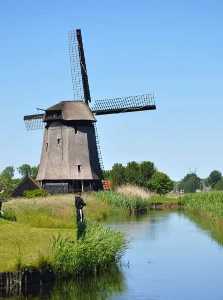Holandská krajina — Stock fotografie
