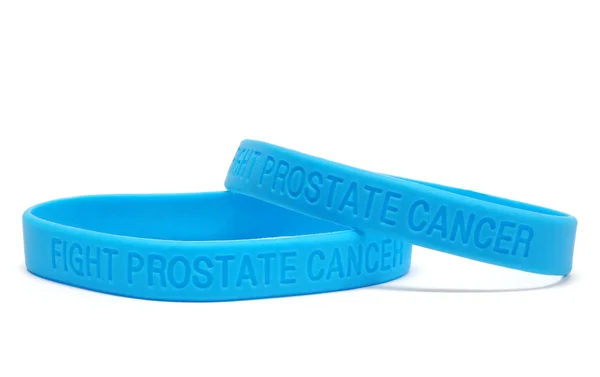 Prostate cancer bracelets — Stock Photo, Image