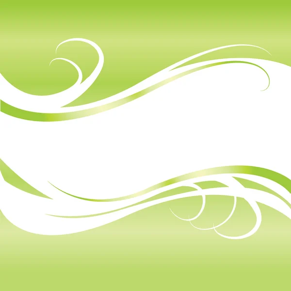 Green banner background — Stock Vector
