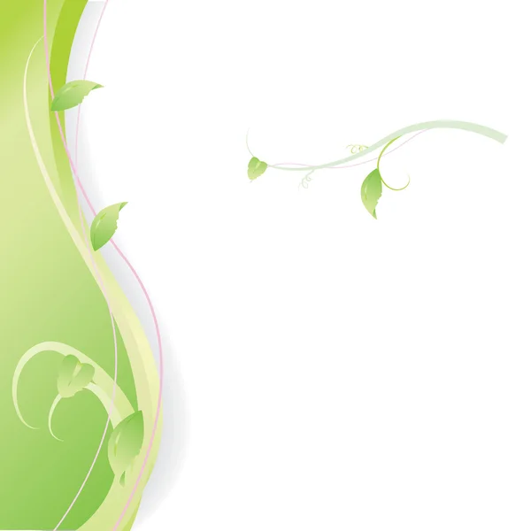 Fond de bannière verte — Image vectorielle