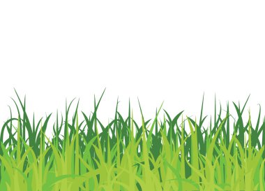 Grass and children background clipart