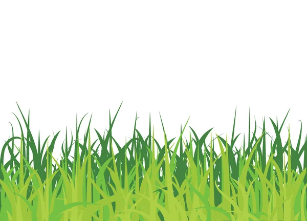 Grass and children background — Stock Vector