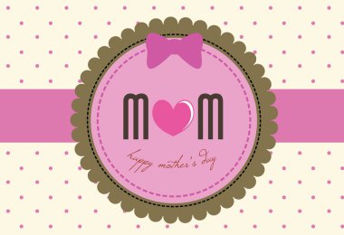 Mother's day card clipart