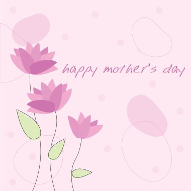 Mother's day card clipart