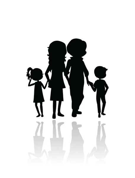Family background — Stock Vector