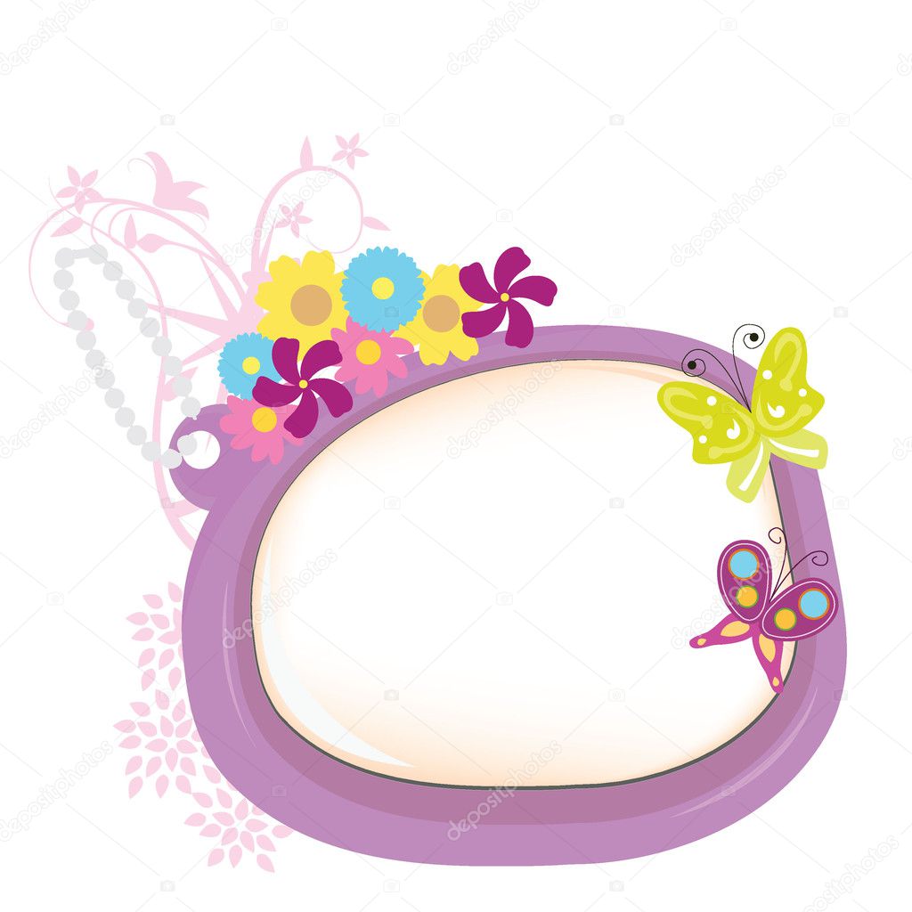 keychains clipart of flowers