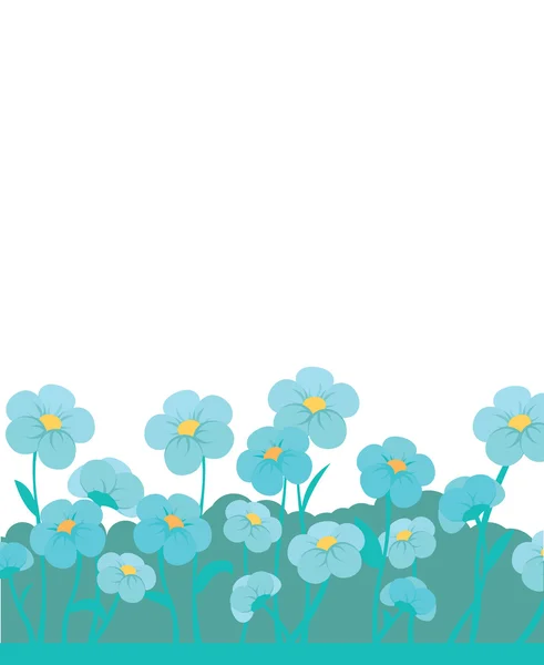 Fondo de flores — Vector de stock