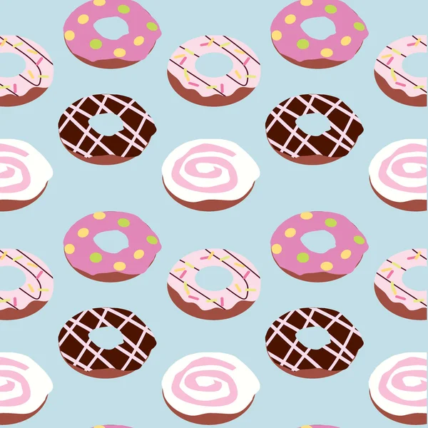 Donut-Hintergrund — Stockvektor