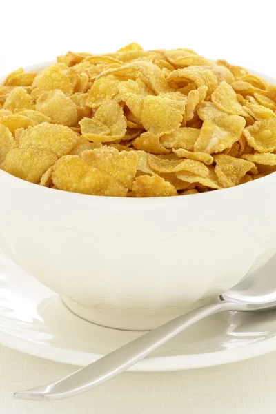 Leckere und gesunde Cornflakes — Stockfoto