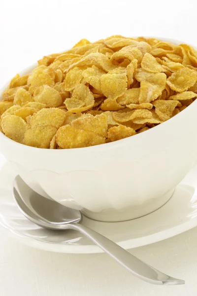 Leckere und gesunde Cornflakes — Stockfoto