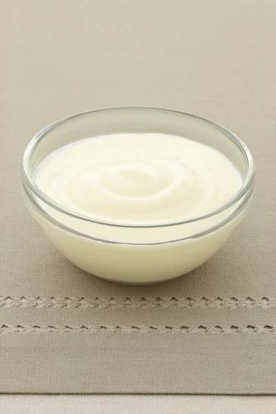 Deilig frisk yoghurt – stockfoto