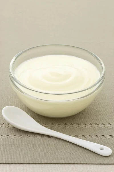 Delizioso yogurt fresco — Foto Stock