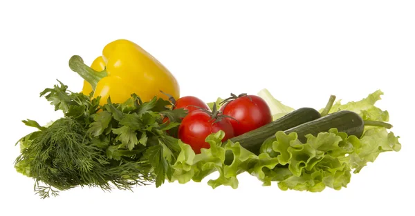 Натюрморт из свежих овощей — стоковое фото