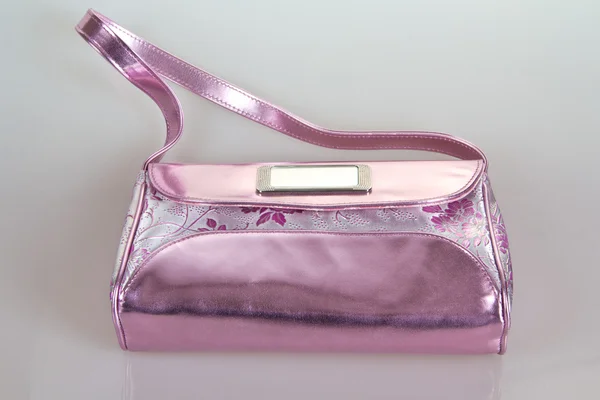 Pink woman purse — Stock Photo, Image