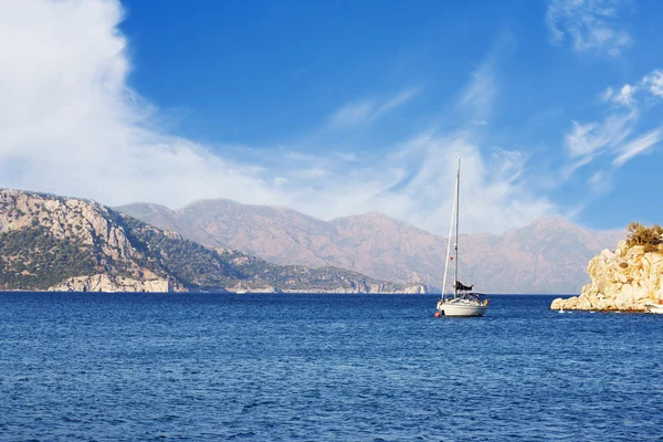 Yacht turco in mare — Foto Stock