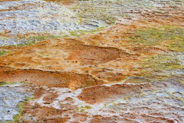 pamukkale travertenleri, Kuru yüzey