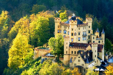 Hohenschwangau Castle in Bavaria clipart