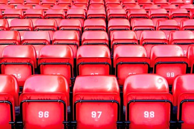 Red Seats in Stadium clipart