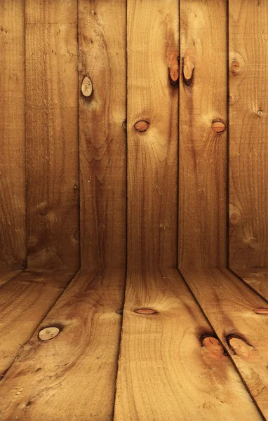 Dřevěné místnosti pozadí — Stock fotografie