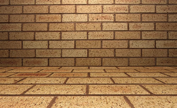 Pokój cegły — Zdjęcie stockowe