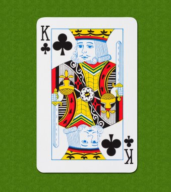 Play Card Club King clipart