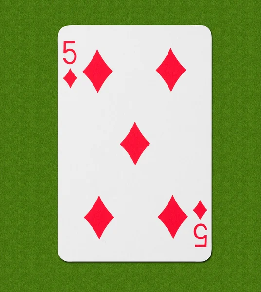 Play Card Diamond — Stock Photo, Image