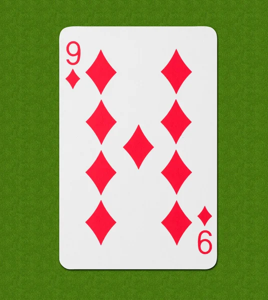 Játsszon Diamond kártya — Stock Fotó