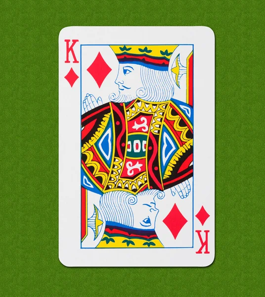 Spielkarte Diamant — Stockfoto
