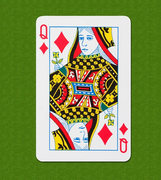 Játsszon Diamond kártya — Stock Fotó