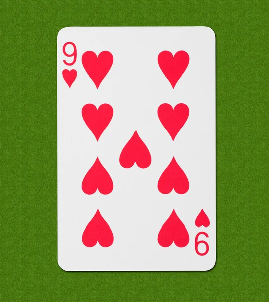 Spelen kaart hart — Stockfoto