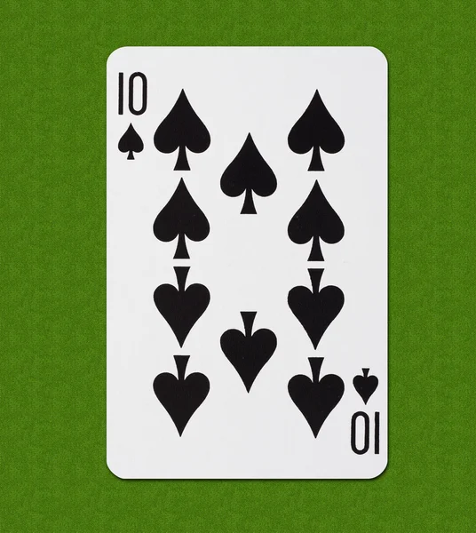Kart maça oyna — Stok fotoğraf