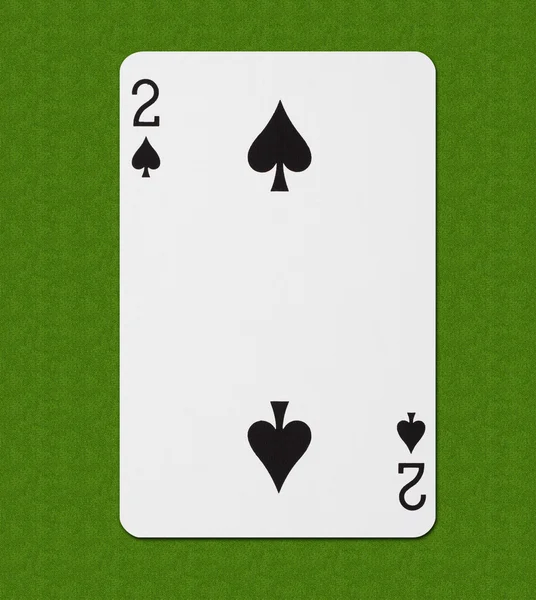 Spela kort Spade — Stockfoto