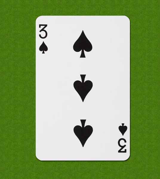 Juega Card Spade — Foto de Stock