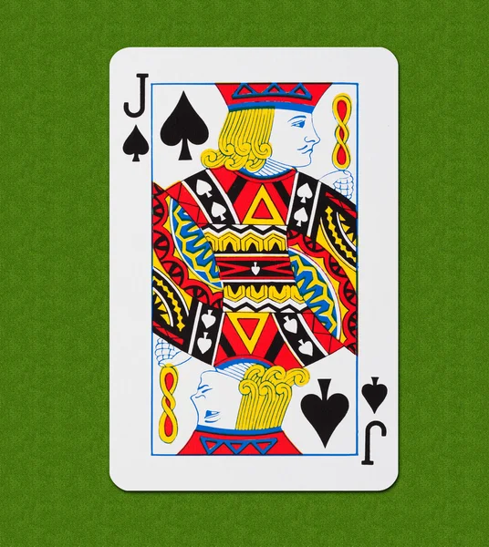 Juega Card Spade —  Fotos de Stock