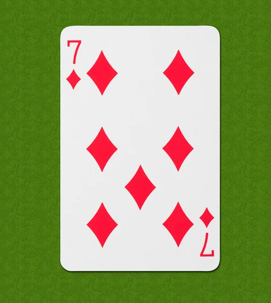 Játsszon Diamond kártya Stock Kép