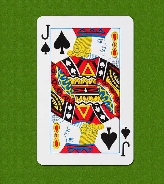 Gioca a carte di picche Immagini Stock Royalty Free