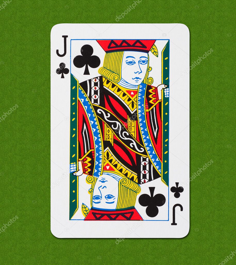 Playing Cards Ascending Order Clubs Stock Photo 126246284