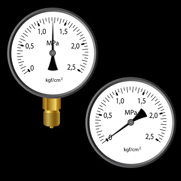 El manómetro de gas — Foto de Stock
