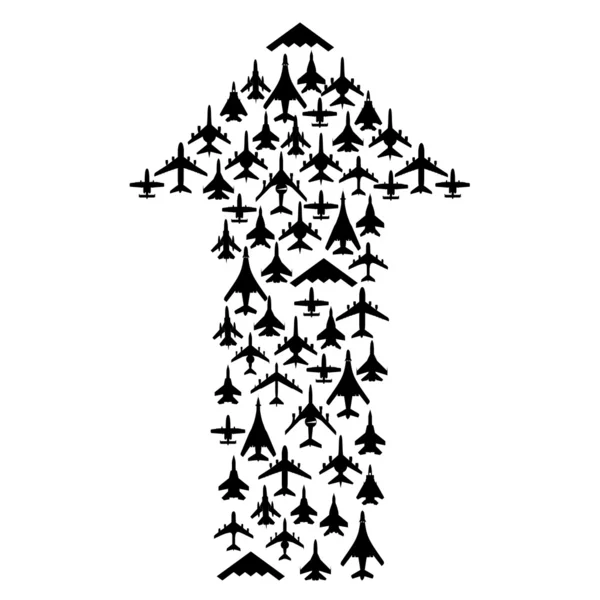 Flecha de las aeronaves — Foto de Stock