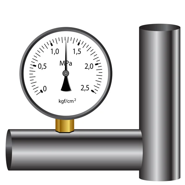 Gas manometer — Stockfoto