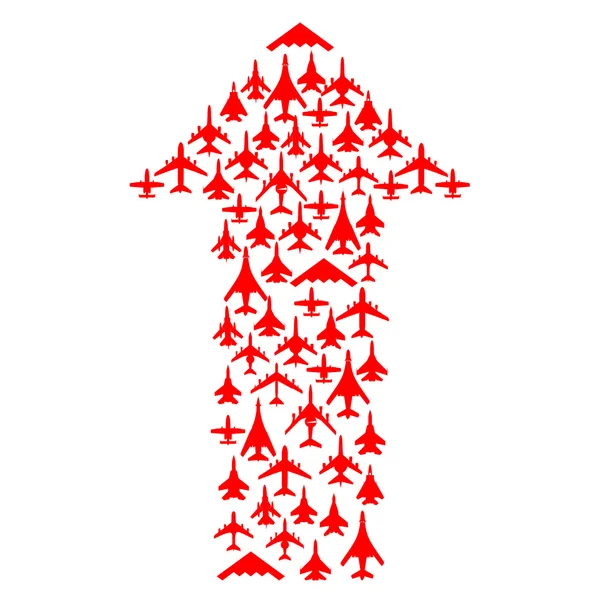 Arrow of aircraft — Stock Photo, Image