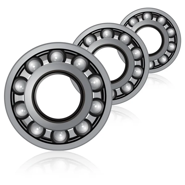 Bearings illustration on a white background — Stock Photo, Image