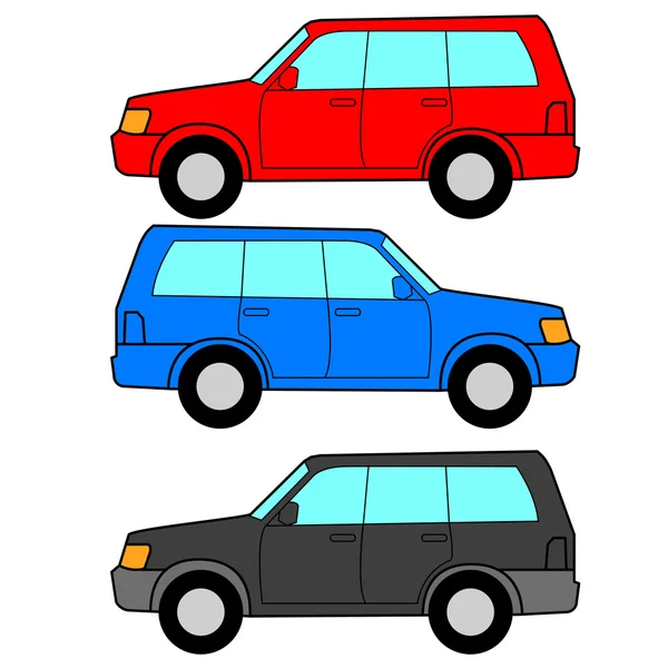 Set van vector iconen - vervoer symbolen. — Stockfoto