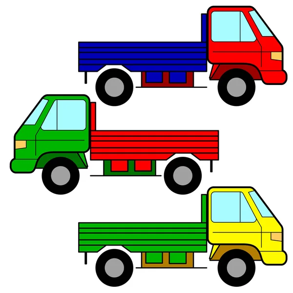 Transportsymbole auf weiß — Stockfoto