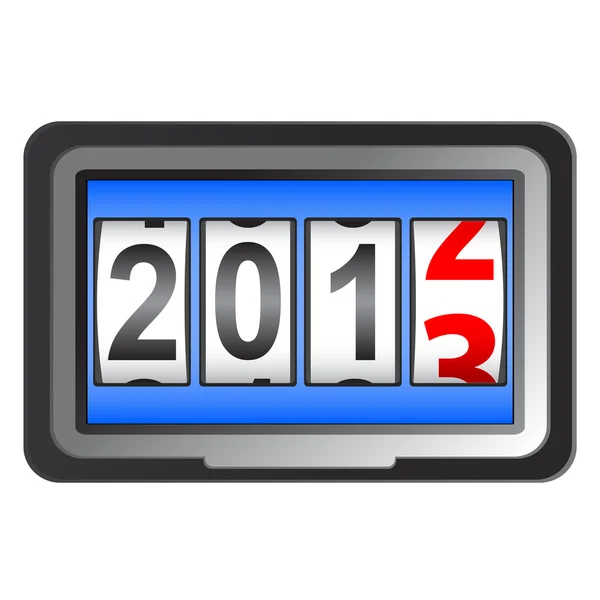 2013 New Year counter. — 图库照片