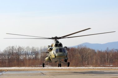 Rus Ordusu mi-8 helikopter