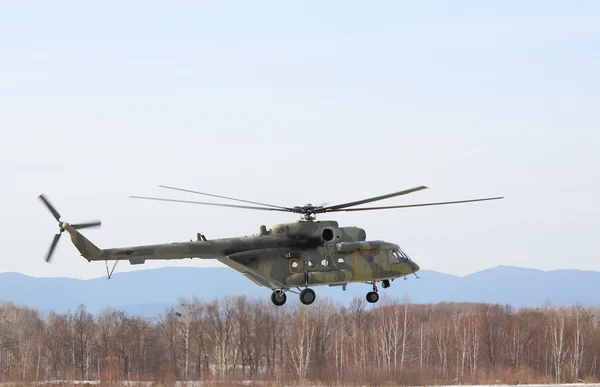Helicóptero Mi-8 del ejército ruso — Foto de Stock