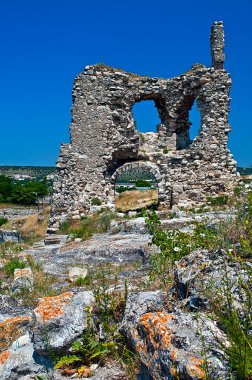 Sivastopol içinde kalamita kalesi kalıntıları