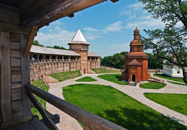 В Батуринской крепости

